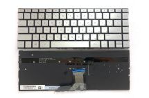Оригинальная клавиатура для ноутбука HP Spectre X360 13-W, 13-AC, 13-AD, 13-AE series, ru, silver, подсветка Оригинальная клавиатура для ноутбука HP Spectre X360 13-W, 13-AC, 13-AD, 13-AE series, ru, silver, подсветка