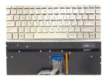 Клавиатура для ноутбука HP Spectre X360 13-W, 13-AC, 13-AD, 13-AE, 13-AQ series, ru, gold, подсветка