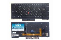 Оригинальная клавиатура Lenovo ThinkPad E480, L480, T480s, L380 series, ru, black, подсветка