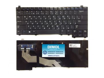 Оригинальная клавиатура для ноутбука Dell Latitude E5440, E5450 series, ru, black