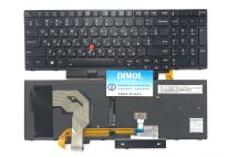 Оригинальная клавиатура для ноутбука Lenovo Thinkpad T570, T580, P51S, P52S series, ru, black, подсветка