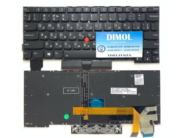 Оригинальная клавиатура для Lenovo ThinkPad X280, A285 series, black, ru, подсветка