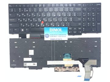 Оригинальная клавиатура для Lenovo ThinkPad E580, L580 series, black, ru  