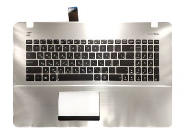 Оригинальная клавиатура для ноутбука Asus X751, A751, X751LD, X751LN, X751MJ, K751LX series, ru, black, передняя панель