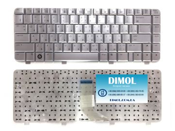 Оригинальная клавиатура для HP Pavilion dv4-1000 series, silver, ru