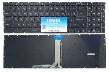 Оригинальная клавиатура для ноутбука MSI GE63, GE73, GS75, GL75, GE75, GE65, GL65, GP65, GP75 series, rus, black, RGB backlight PER-KEY