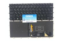 Оригинальная клавиатура для ноутбука Dell XPS 15 9550, 9560, 9570, Inspiron 15-7558, 15-7568 series, ru, black, подсветка 