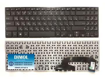 Оригинальная клавиатура для ноутбука Asus VivoBook 15 X507, X507MA, X507M, Y5000U, YX560UD, X560, X560U, X560, X560UD series, black, ru