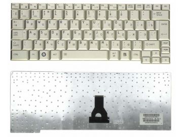 Оригинальная клавиатура для Toshiba Portege R500, R502, R501, R510, R600, R601, A600, A602, A603, R603, A605 series, silver, ru