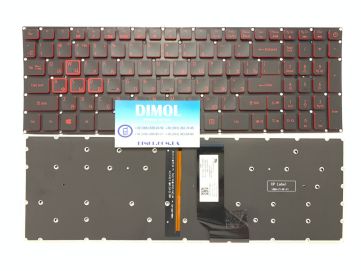 Оригинаьная клавиатура для Acer Nitro 5 AN515-51 AN515-52 AN515-53 AN515-41 AN515-42 AN515-31 series, ru, black, подсветка