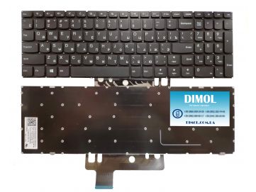 Оригинальная клавиатура для Lenovo IdeaPad Yoga 510-15IKB, 510-15ISK series, black, ru