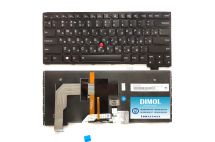 Оригинальная клавиатура для Lenovo Thinkpad Yoga 14 MT 20DM, ThinkPad Yoga P40 MT 20GQ series, ru, black, подсветка, трекпоинт  