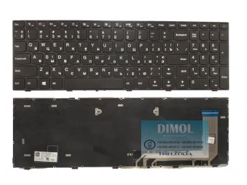 Оригинальная клавиатура для Lenovo IdeaPad 110-15isk, 110-17ACL, 110-17IKB, 110-17ISK series, black, uk 
