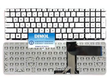 Клавиатура для ноутбука HP Pavilion 15-P, 15Z-P, 17-F series, rus, white