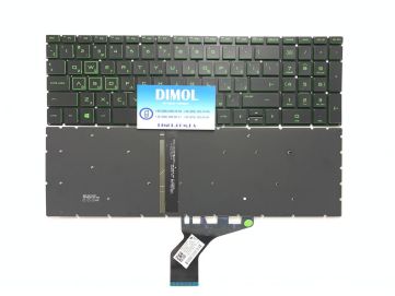 Оригинальная клавиатура для HP Pavilion Gaming 15-CX, 15-DA, 15-DB, 15-DX, 15-DR, 15-DW, 15-CS, 250 G7, 255 G7 series, rus, black, подсветка 