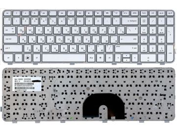 Оригинальная клавиатура для HP Pavilion dv6-6000, dv6-6100, dv6-6b00, dv6-6c00 series, silver, ru
