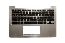 Оригинальная клавиатура для ноутбука Asus X201, X201E, X202, X202e, Q200, Q200E, S200, S200E series, rus, black, передняя панель, динамики