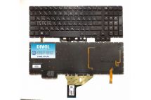 Оригинальная клавиатура для ноутбука HP Omen 15-CE series, black, RGB - подсветка