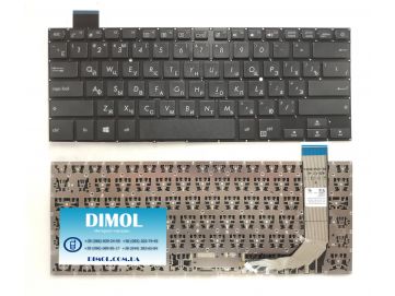 Оригинальная клавиатура для ноутбука Asus X407, X407M, X407U, X407MA, X407UA, X407UB, X407UF series, ru, black 