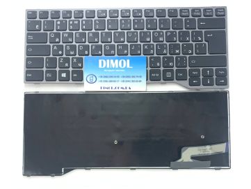 Оригинальная клавиатура для Fujitsu-Siemens LifeBook E743, E744, E733, E734, E736, E746, U745 series, ru, black