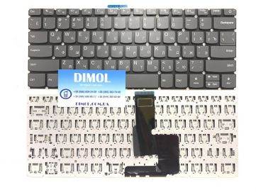 Оригинальная клавиатура для ноутбука Lenovo IdeaPad 120S-14, 320-14, 320S-14, 320-14IKB, 320-14ISK, 320S-14IKB, 320S-14ISK series, rus, gray