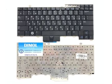 Оригинальная клавиатура для Dell Latitude E5400, E5410, E5500, E5510 series, black, ru (ver.2)