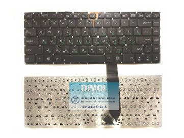 Клавиатура для ноутбука Asus S46, S46C, K46 series, rus, black, без фрейма