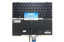 Оригинальная клавиатура для ноутбука Dell Latitude E7280, 7290, 7390, 5280, 5290, E7285, E5285, 5289 series, rus, black, подсветка