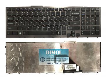 Оригинальная клавиатура для ноутбука Sony Vaio VPC-F11, F12, F13 series, ru, black
