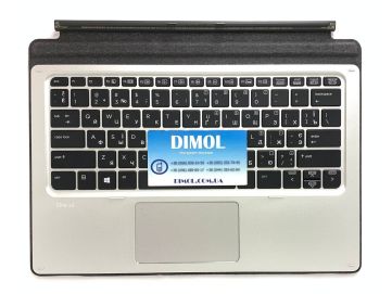 Оригинальная клавиатура для ноутбука HP Elite x2 1012 G1, G2 series, ru, silver topcase