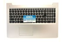 Оригинальная клавиатура для Lenovo IdeaPad 310-15, Lenovo IdeaPad 510-15 series, black, ua, передняя панель, подсветка 