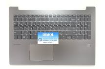 Оригинальная клавиатура для Lenovo IdeaPad 320-15, 330-15, 520-15 series, gray, ua, серая передняя панель, подсветка, отпечаток пальца