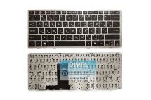 Оригинальная клавиатура для HP EliteBook 2560P, 2570P series, ru, black, серебристая рамка