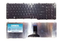 Клавиатура для Toshiba Satellite C650, C655, C660, C670, L650, L655, L670, L675, L750, L755 series, ru, black, глянец