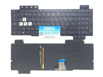 Оригинальная клавиатура для Asus TUF Gaming FX504, FX505, FX705, FX80G, FX505D, FX505D series, ru, черный, RGB-подсветка