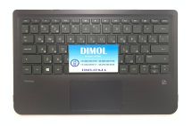 Оригинальная клавиатура для ноутбука HP Pavilion x360 11-K series, black, ru, передняя панель Оригинальная клавиатура для ноутбука HP Pavilion x360 11-K series, black, ru, передняя панель
