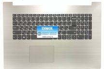 Оригинальная клавиатура для ноутбука Lenovo IdeaPad 320-17ABR, V320-17IKB, 320-17IKB,  320-17ISK, V320-17ISK, 320-17AST, 320-17IKB series, gray, серебристая передняя панель