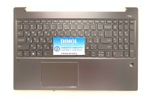 Оригинальная клавиатура для ноутбука Lenovo IdeaPad 720S-15IKB series, ru, gray, серая передняя панель, подсветка