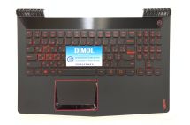 Оригинальная клавиатура для ноутбука Lenovo Legion R720, R720-15IKB,Y520-15IKB, Y520-15IKBA, Y520-15IKBN, Y520-15IKBM series, ua, black, передняя панель, подсветка