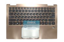 Оригинальная клавиатура для Lenovo Yoga 720, Yoga 720-13IKB gray, ru, розовое золото передняя панель, подсветка