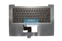 Оригинальная клавиатура для ноутбука Lenovo ideapad 120S-14IAP series, ua, gray, голубая передняя панель