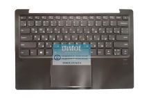 Оригинальная клавиатура для ноутбука Lenovo IdeaPad 720S-13IKB series, ru, gray, серая передняя панель, подсветка