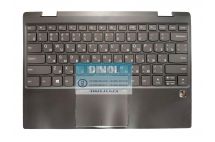Оригинальная клавиатура для ноутбука Lenovo Yoga 720-12IKB, 720-12ISK series, rus, gray, серая передняя панель, тачпад, подсветка
