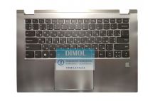 Оригинальная клавиатура для ноутбука Lenovo Yoga 530-14ARR, 530-14IKB series, ua, grey, подсветка, серебристая передняя панель