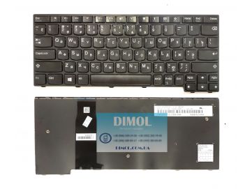 Оригинальная клавиатура для Lenovo Thinkpad 11e Gen 5 series, black, ru