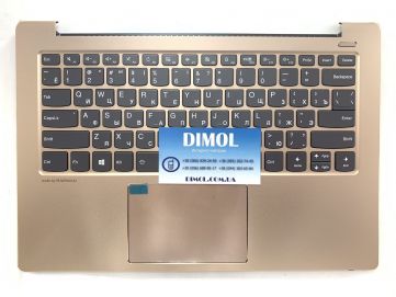 Оригинальная клавиатура для ноутбука Lenovo IdeaPad 530S-14, 530S-14ARR series, ru, grey, подсветка, передняя панель