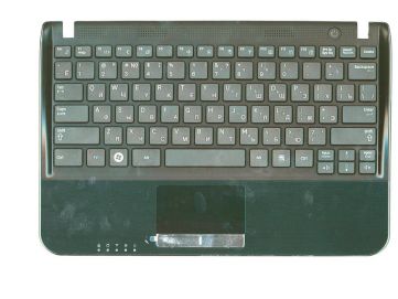 Оригинальная клавиатура для Samsung NF310, NF210 series, ru, black, передняя панель
