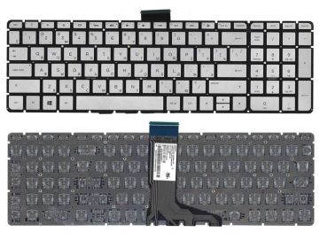 Оригинальная клавиатура для ноутбука HP ENVY X360 15-A, 15-W, M6 series, silver, black