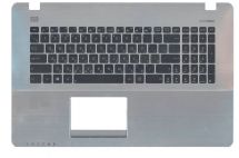 Оригинальная клавиатура для ноутбука Asus F750, K750, R751, X750 series, black, ru, передняя панель