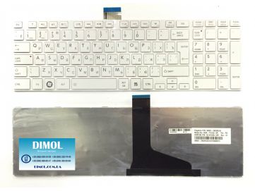 Оригинальная клавиатура для Toshiba Satellite C850, C850D, L850, L850D, L855, L855D, L870, L870D, L875, L875D, P870, P875, black, silver frame, ru